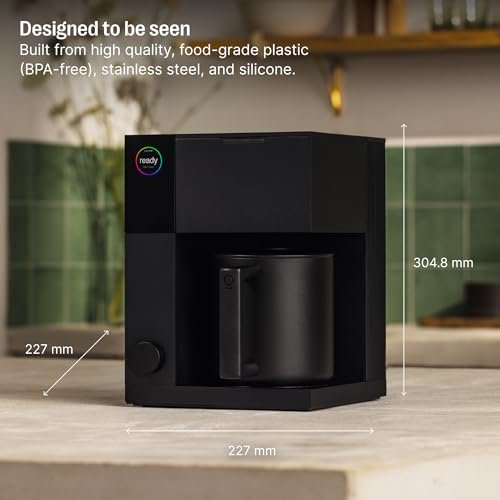 Photograph of the Fellow Aiden Precision Drip Coffee Maker, Thermal Carafe, Perfect Temperature Control, Bloom Cycle, Single Serve to 10 Cup Capacity, Matte Black one of the Best Coffee Makers