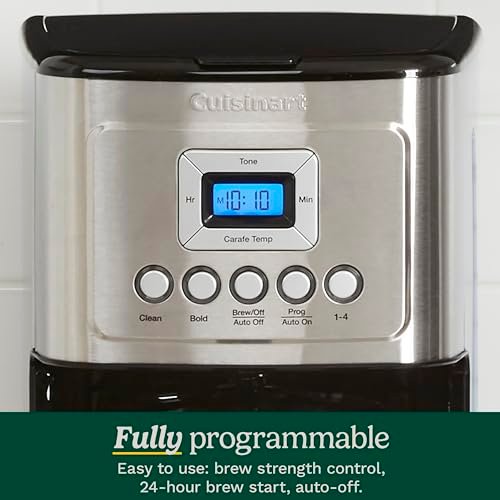 Photograph of the Cuisinart 14-Cup Programmable Coffee Maker, PerfecTemp Glass Carafe, Brew Strength Control, DCC-3200NAS one of the Best Coffee Makers