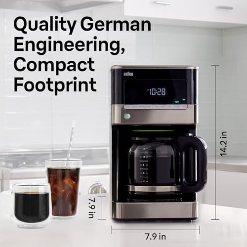 Photograph of the Braun BrewSense 12 Cup Drip Coffee Maker one of the Best Coffee Makers