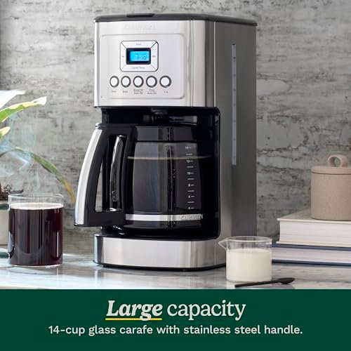 Photograph of the Cuisinart 14-Cup Programmable Coffee Maker, PerfecTemp Glass Carafe, Brew Strength Control, DCC-3200NAS one of the Best Coffee Makers